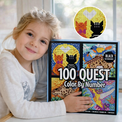 Zestaw 100 rysunków - Koloruj po numerach